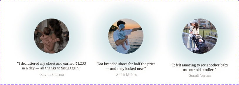 Testimonials Component UI