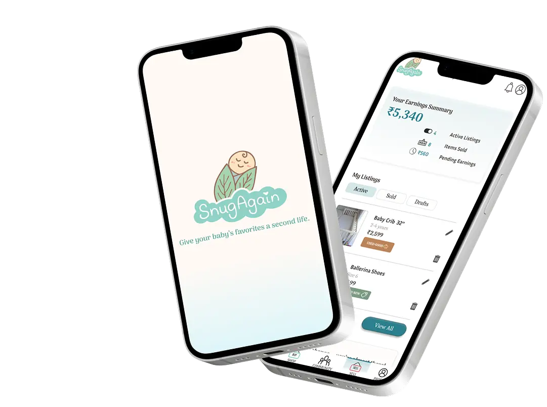 SnugAgain App Interface